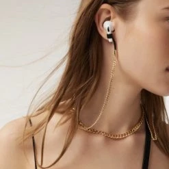 Bandolier Chain Tech Accessories For Women Black/gold X One Size -Bandolier Online Shop org 3811