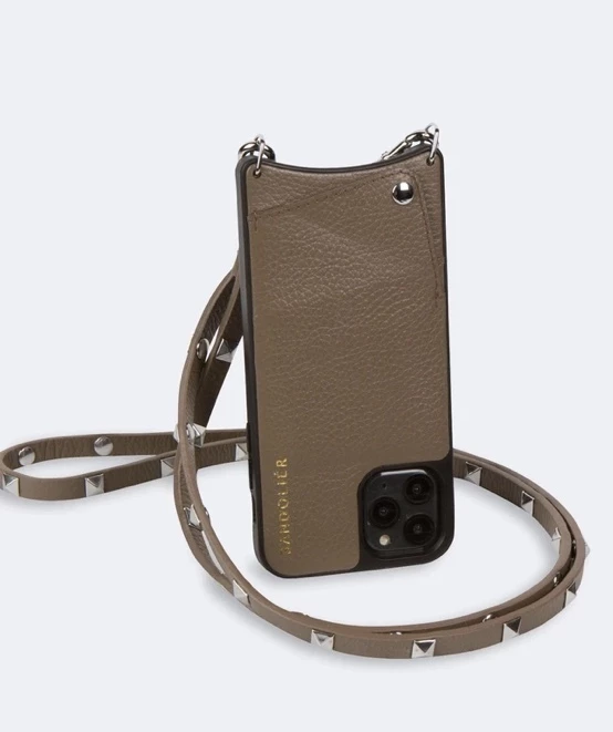 Bandolier Plain Leather Logo Smart Phone Cases For Women Taupe/silver (stock Check Required) X Iphone 11 Promax 17 Bandolier Plain Leather Logo Smart Phone Cases For Women Taupe/silver (stock Check Required) X Iphone 11 Promax - Image 17