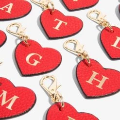 Bandolier Heart Unisex Studded Street Style Plain Leather IPhone 8 For Women Red/gold X K -Bandolier Online Shop org 3889