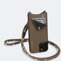 Bandolier Plain Leather Logo Smart Phone Cases For Women Taupe/silver (stock Check Required) X Iphone 11 Promax 38 Bandolier Plain Leather Logo Smart Phone Cases For Women Taupe/silver (stock Check Required) X Iphone 11 Promax -Bandolier Online Shop org 389
