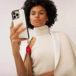 Bandolier Heart Unisex Studded Street Style Plain Leather IPhone 8 For Women Red/gold X K -Bandolier Online Shop org 3893