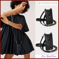 Bandolier Faux Fur Plain Logo IPhone 13 IPhone 13 Pro For Women Silver X ③iphone 13