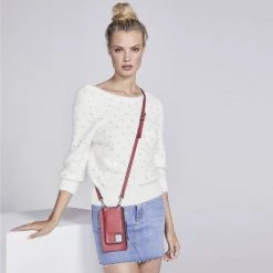 Bandolier 2020 Cruise Leather Smart Phone Cases For Women ②wine/silver X One Size -Bandolier Online Shop org 3914