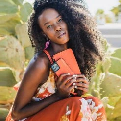 Bandolier 2020 Cruise Leather Smart Phone Cases For Women ②wine/silver X One Size -Bandolier Online Shop org 3923