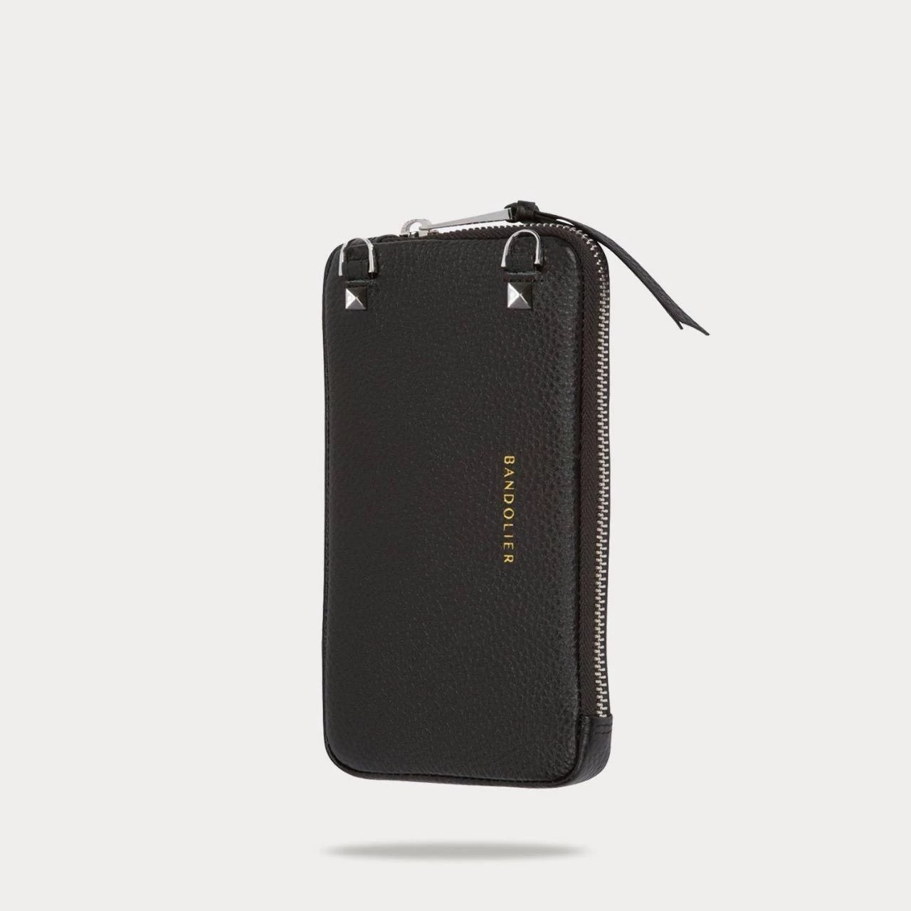 Bandolier Unisex Street Style Plain Leather Co-ord Logo IPhone 13 For Women Black/pewter X Iphone 13mini 14 Bandolier Unisex Street Style Plain Leather Co-ord Logo IPhone 13 For Women Black/pewter X Iphone 13mini - Image 14