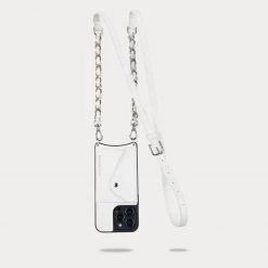 Bandolier Street Style Plain Leather Logo IPhone 13 IPhone 13 Pro For Women White/silver X Iphone 13 -Bandolier Online Shop org 3998