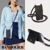Bandolier 2021 SS Plain Leather Logo IPhone 13 IPhone 13 Pro IPhone 13 Pro Max For Women Black/silver X Iphone 13 Pro