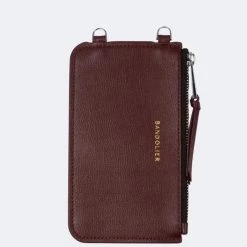 Bandolier Street Style Plain Leather IPhone 8 IPhone 8 Plus IPhone X For Women Wine/silver X One Size -Bandolier Online Shop org 414