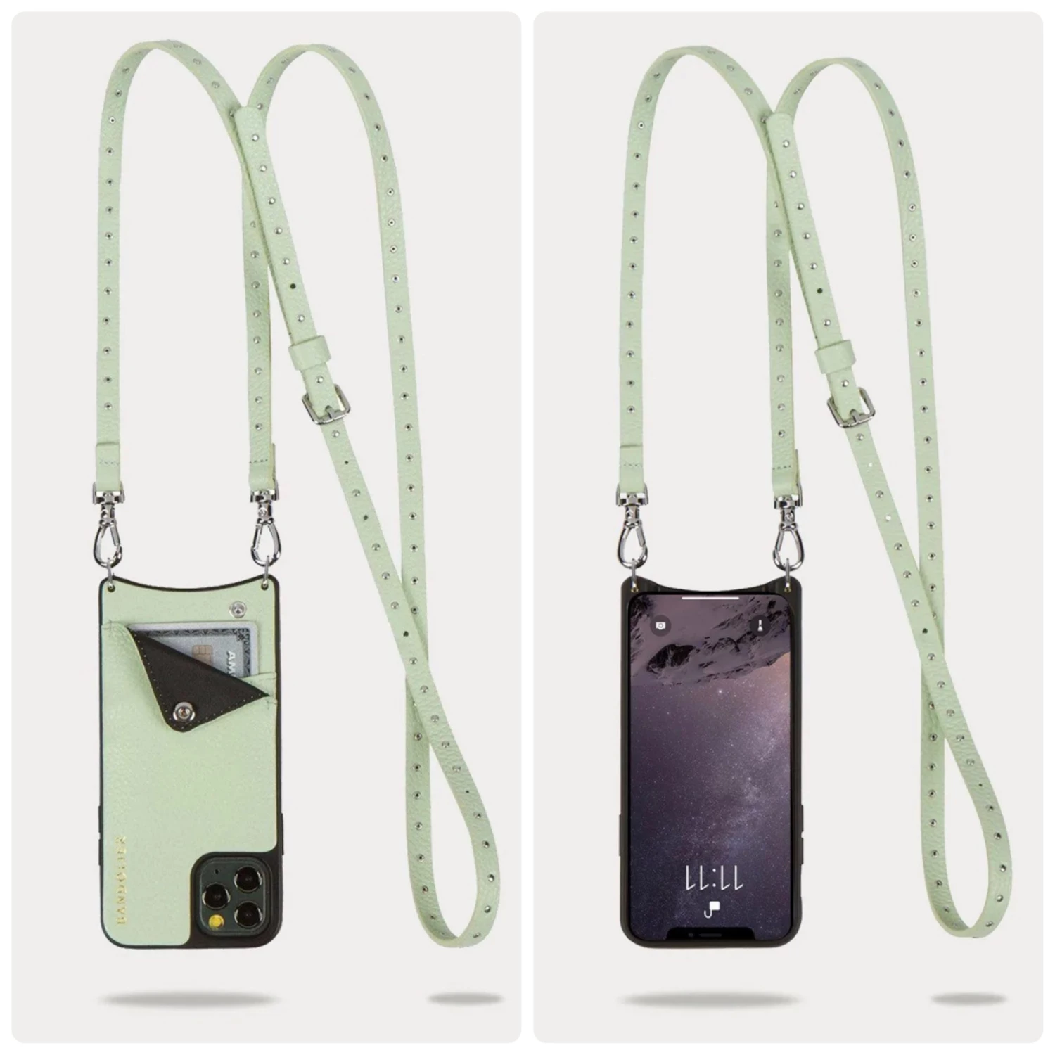 Bandolier Studded Plain Leather IPhone 8 IPhone 8 Plus IPhone X For Women Black/gold X Iphone Xs Max 12 Bandolier Studded Plain Leather IPhone 8 IPhone 8 Plus IPhone X For Women Black/gold X Iphone Xs Max - Image 12