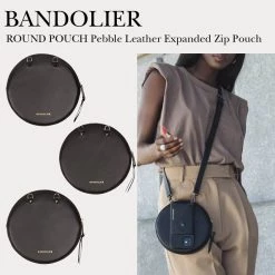 Bandolier Unisex Plain Leather Bridal Logo Tech Accessories For Women Black/silver X One Size