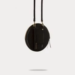 Bandolier Unisex Plain Leather Bridal Logo Tech Accessories For Women Black/silver X One Size -Bandolier Online Shop org 4227