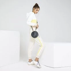 Bandolier Unisex Plain Leather Bridal Logo Tech Accessories For Women Black/silver X One Size -Bandolier Online Shop org 4229