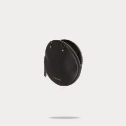 Bandolier Unisex Plain Leather Bridal Logo Tech Accessories For Women Black/silver X One Size -Bandolier Online Shop org 4238