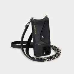 Bandolier Blended Fabrics Street Style Chain Plain Leather Bridal Logo For Women Silver X 13 Pro (stock Check Required) -Bandolier Online Shop org 4246