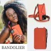 Bandolier Unisex Plain Leather Co-ord IPhone 13 IPhone 13 Mini For Women Orange X Iphone 13