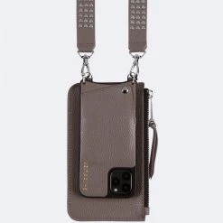 Bandolier Street Style Plain Leather IPhone 8 IPhone 8 Plus IPhone X For Women Wine/silver X One Size -Bandolier Online Shop org 430