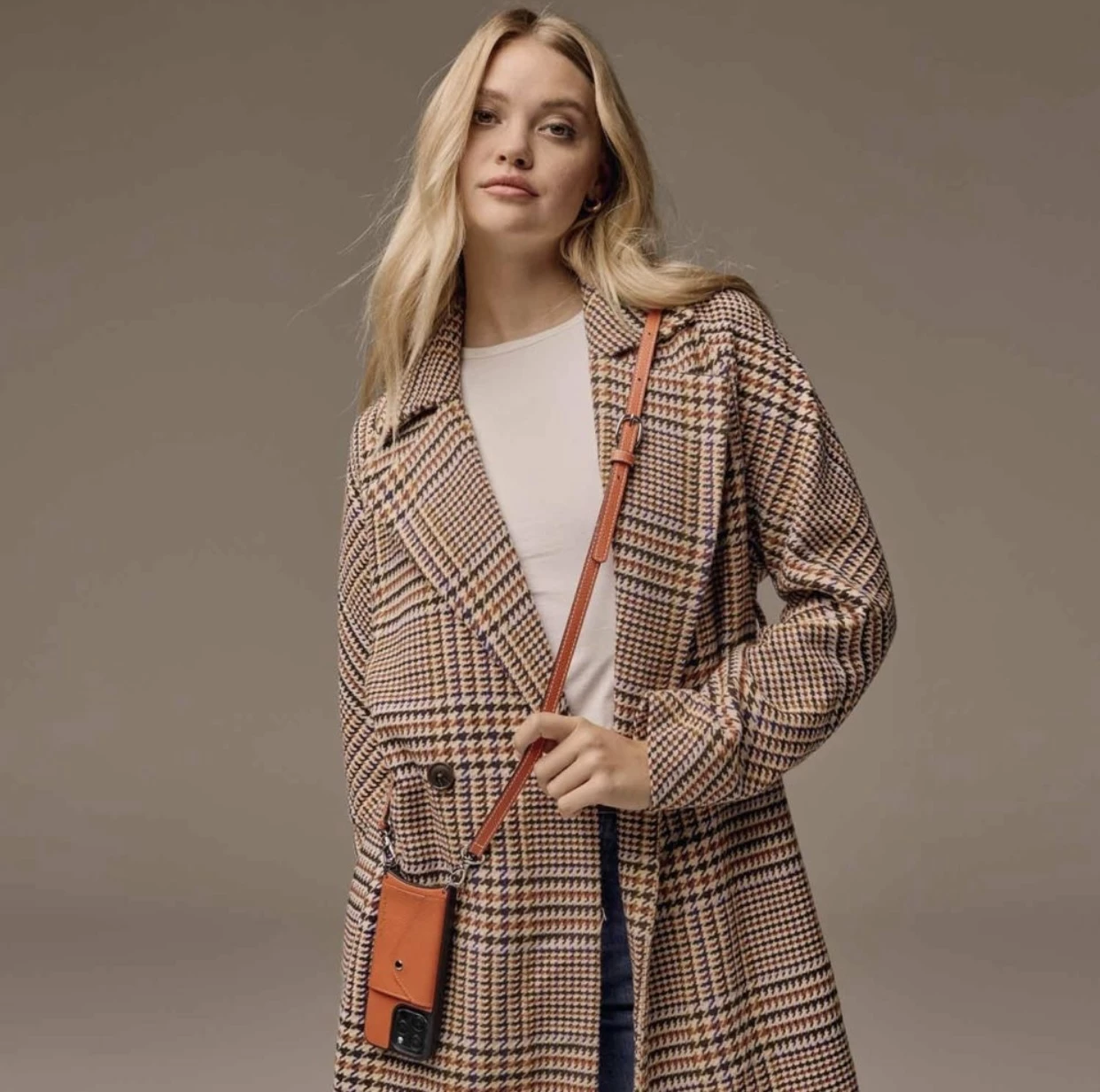 Bandolier Unisex Plain Leather Co-ord IPhone 13 IPhone 13 Mini For Women Orange X Iphone 13 10 Bandolier Unisex Plain Leather Co-ord IPhone 13 IPhone 13 Mini For Women Orange X Iphone 13 - Image 10