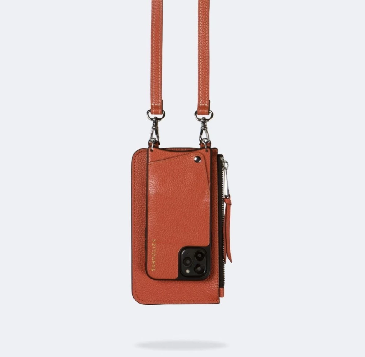 Bandolier Unisex Plain Leather Co-ord IPhone 13 IPhone 13 Mini For Women Orange X Iphone 13 12 Bandolier Unisex Plain Leather Co-ord IPhone 13 IPhone 13 Mini For Women Orange X Iphone 13 - Image 12
