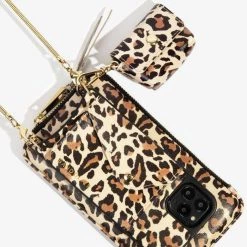 Bandolier Leopard Patterns Leather IPhone X IPhone XS IPhone XS Max For Women Airpod Pro X Iphone 12/12 Pro -Bandolier Online Shop org 4312