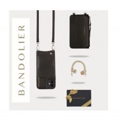Bandolier Plain Leather IPhone 8 IPhone X IPhone XS IPhone XS Max For Women Black/gold X Iphone 6/7/8 Plus