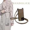 Bandolier Street Style Plain Leather Bridal IPhone 13 For Women Dark Tope (check Required) X Iphone13