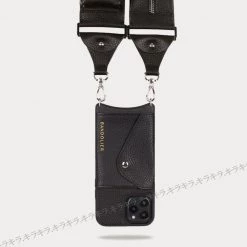 Bandolier Unisex Street Style Plain Leather Co-ord IPhone 8 Plus For Men Black/silver X Iphone 12 Pro Max -Bandolier Online Shop org 4393