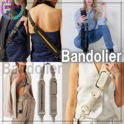 Bandolier Street Style Plain Leather Co-ord IPhone 8 Plus IPhone X For Women Greige/silver X Iphone 6 Plus