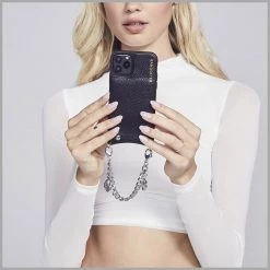 Bandolier Heart Chain IPhone 8 IPhone 8 Plus IPhone X IPhone XS For Women Gold X One Size -Bandolier Online Shop org 4440