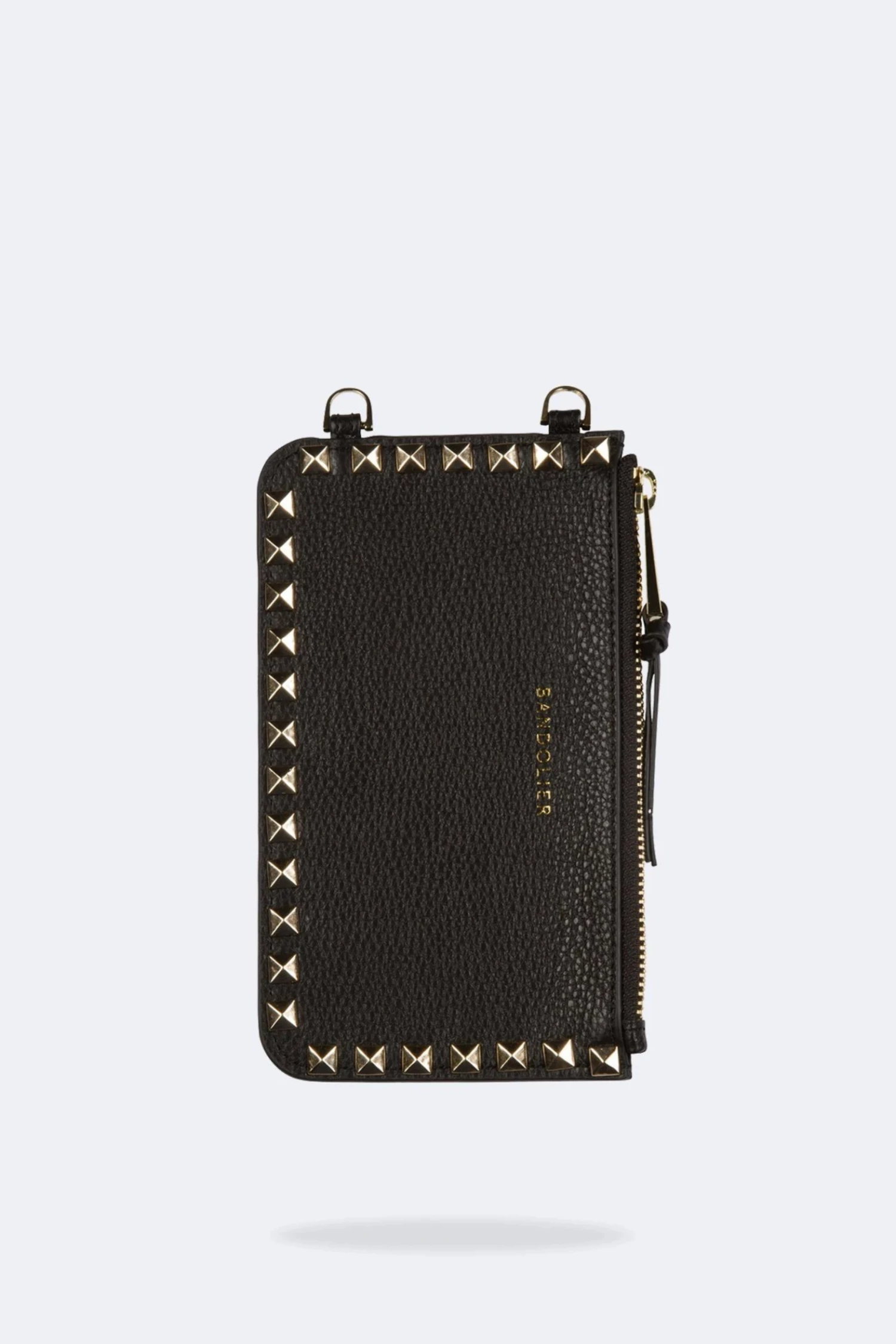 Bandolier Studded Street Style Plain Leather IPhone 8 IPhone 8 Plus For Women Gold X One Size 2 Bandolier Studded Street Style Plain Leather IPhone 8 IPhone 8 Plus For Women Gold X One Size - Image 2