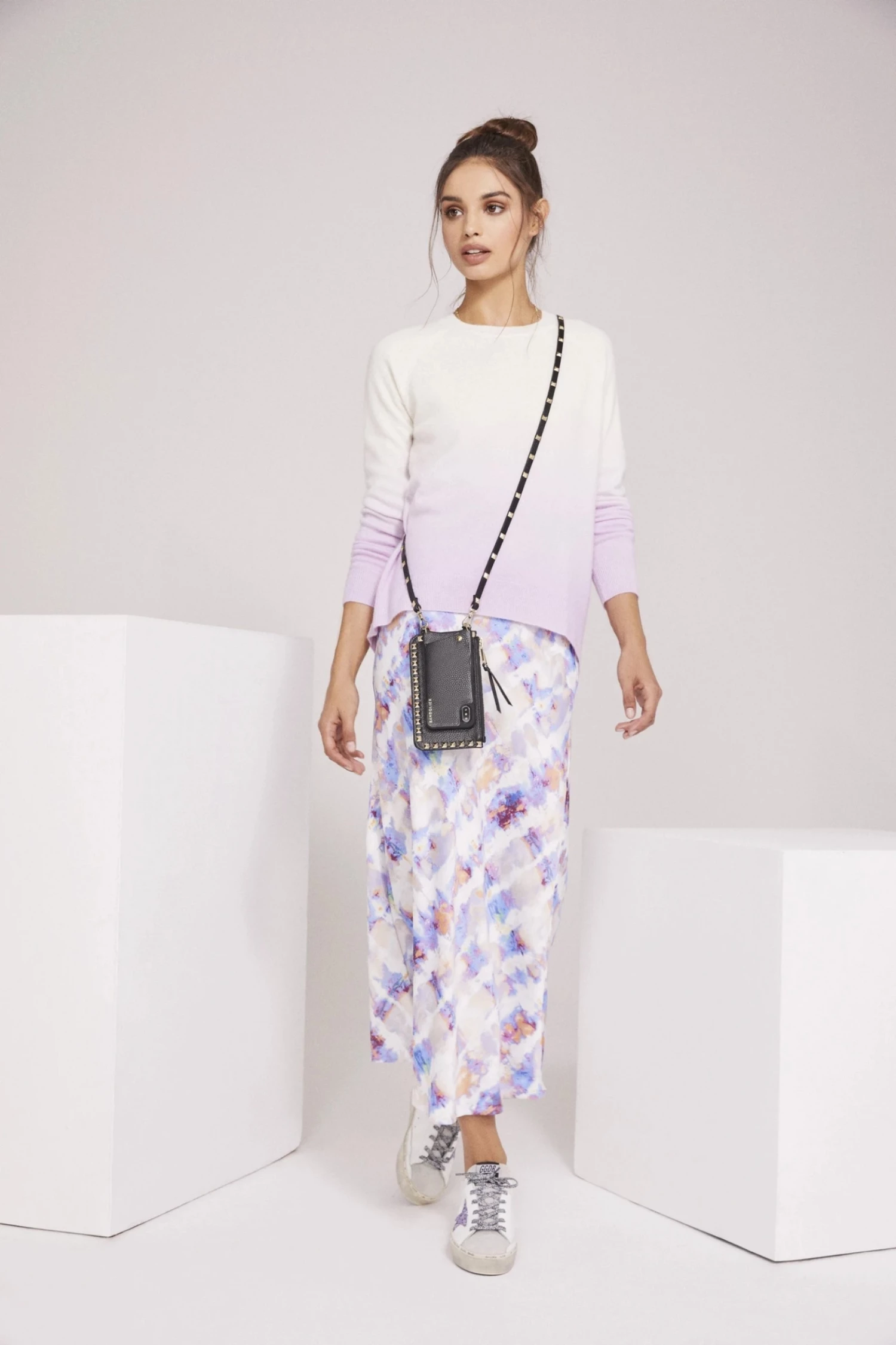 Bandolier Studded Street Style Plain Leather IPhone 8 IPhone 8 Plus For Women Gold X One Size 5 Bandolier Studded Street Style Plain Leather IPhone 8 IPhone 8 Plus For Women Gold X One Size - Image 5