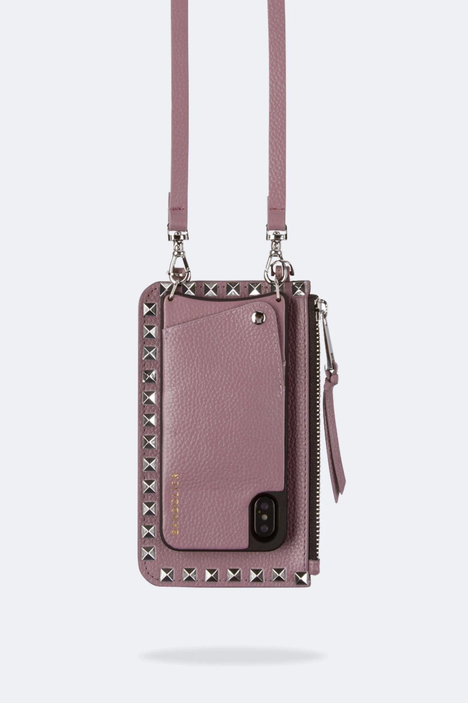 Bandolier Studded Street Style Plain Leather IPhone 8 IPhone 8 Plus For Women Gold X One Size 13 Bandolier Studded Street Style Plain Leather IPhone 8 IPhone 8 Plus For Women Gold X One Size - Image 13