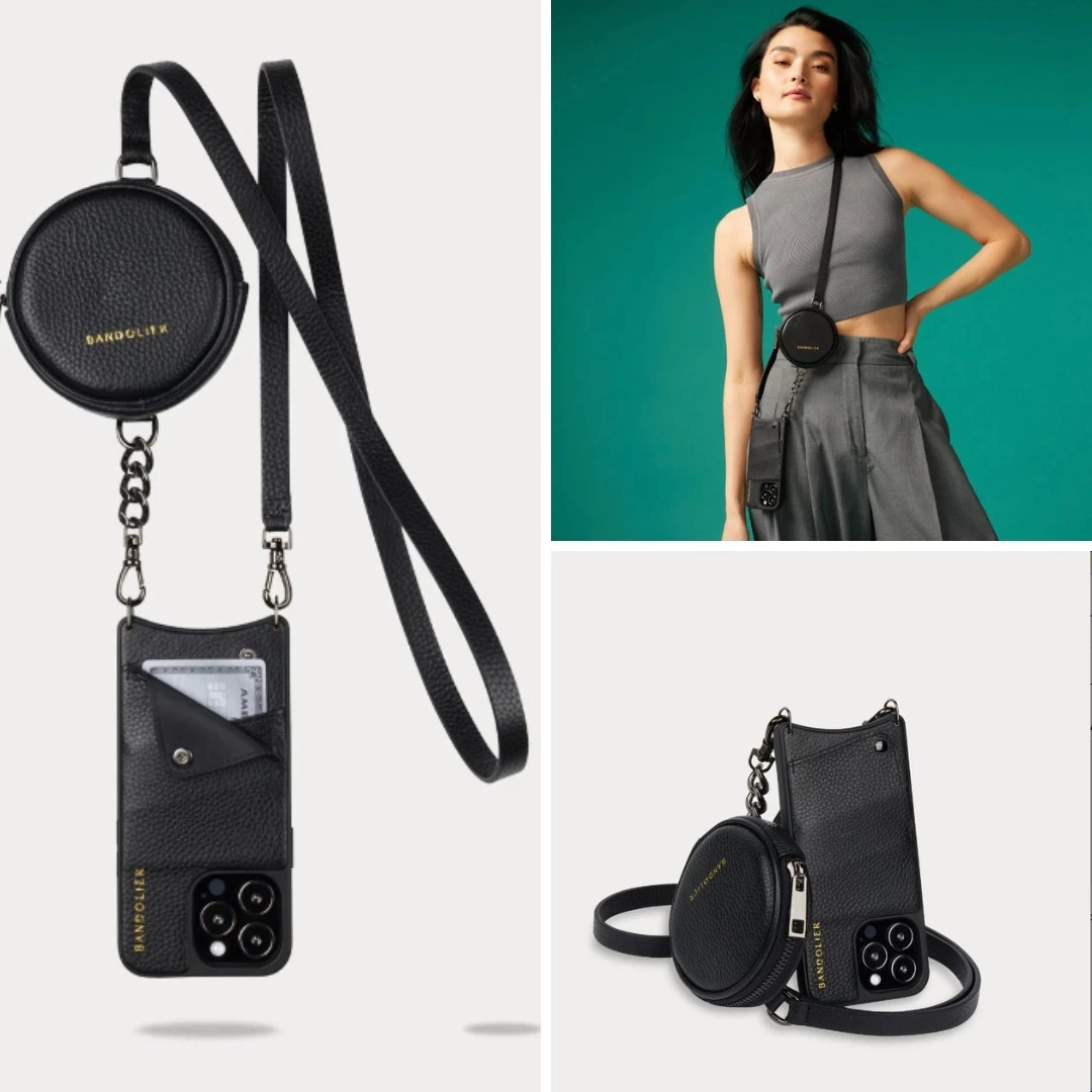 Bandolier 2022-23FW Smart Phone Cases For Women Black/pewter X One Size 1 Bandolier 2022-23FW Smart Phone Cases For Women Black/pewter X One Size