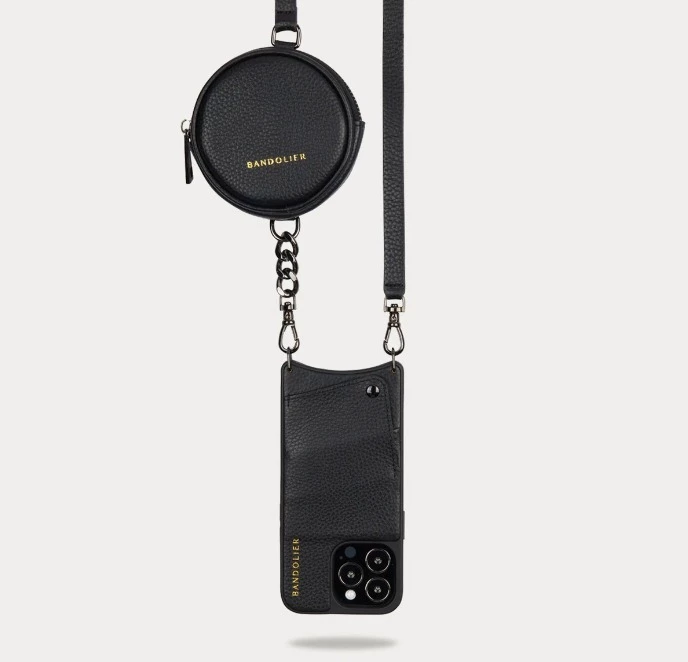 Bandolier 2022-23FW Smart Phone Cases For Women Black/pewter X One Size 2 Bandolier 2022-23FW Smart Phone Cases For Women Black/pewter X One Size - Image 2