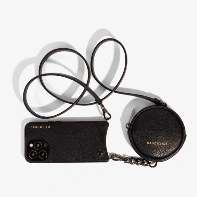 Bandolier 2022-23FW Smart Phone Cases For Women Black/pewter X One Size 3 Bandolier 2022-23FW Smart Phone Cases For Women Black/pewter X One Size - Image 3