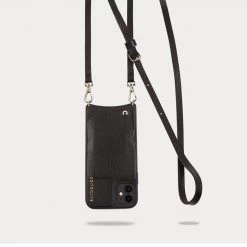 Bandolier EMMA 2021 SS Chain Plain Leather IPhone 8 IPhone 8 Plus IPhone X For Women Black/gold X Iphone 13 -Bandolier Online Shop org 456