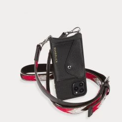 Bandolier 2022 SS Leather IPhone X IPhone XS IPhone XS Max IPhone XR Logo For Women Red/white X Iphone Xsmax -Bandolier Online Shop org 4563