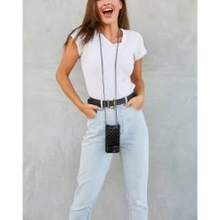 Bandolier Studded Chain Plain IPhone 8 IPhone 8 Plus IPhone X For Women Black/pewter X Iphone 12 Promax -Bandolier Online Shop org 46