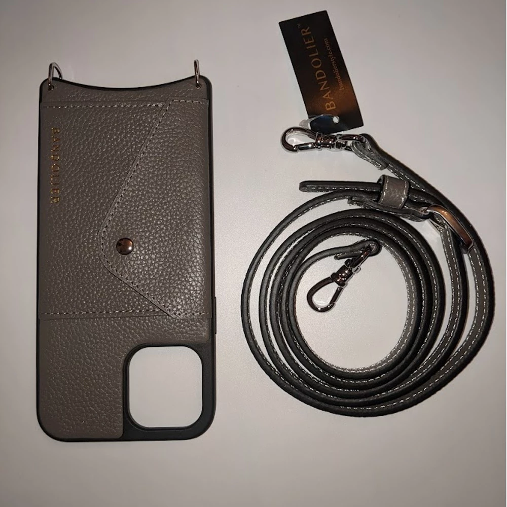 Bandolier 2021-22FW Plain Leather IPhone 13 IPhone 13 Mini IPhone 13 Pro For Women Sienna/silver X Iphone 13 Pro Max 4 Bandolier 2021-22FW Plain Leather IPhone 13 IPhone 13 Mini IPhone 13 Pro For Women Sienna/silver X Iphone 13 Pro Max - Image 4