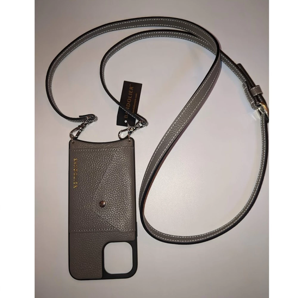 Bandolier 2021-22FW Plain Leather IPhone 13 IPhone 13 Mini IPhone 13 Pro For Women Sienna/silver X Iphone 13 Pro Max 6 Bandolier 2021-22FW Plain Leather IPhone 13 IPhone 13 Mini IPhone 13 Pro For Women Sienna/silver X Iphone 13 Pro Max - Image 6