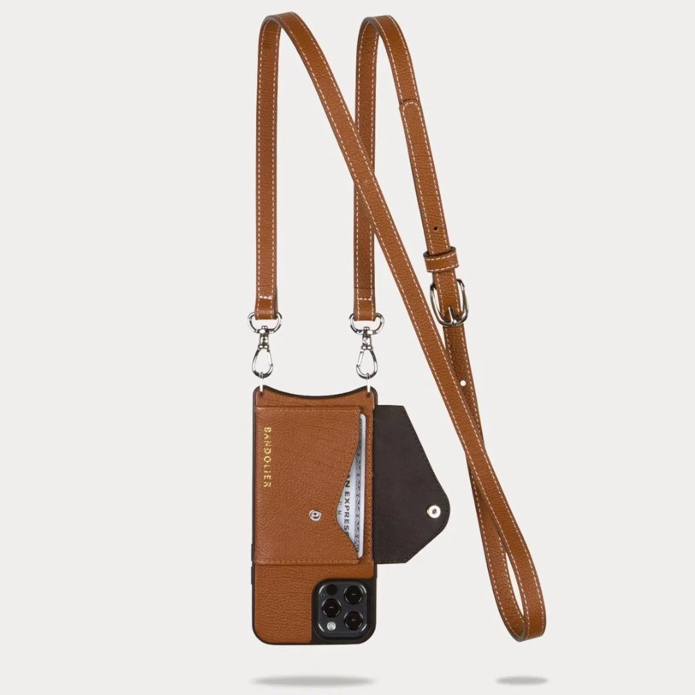 Bandolier 2021-22FW Plain Leather IPhone 13 IPhone 13 Mini IPhone 13 Pro For Women Sienna/silver X Iphone 13 Pro Max 17 Bandolier 2021-22FW Plain Leather IPhone 13 IPhone 13 Mini IPhone 13 Pro For Women Sienna/silver X Iphone 13 Pro Max - Image 17