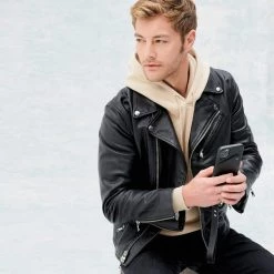 Bandolier Unisex Plain Leather IPhone X Bridal IPhone XS IPhone XS Max For Men Black/pewter X Xs Max -Bandolier Online Shop org 4629