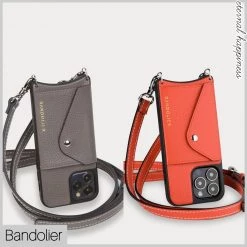 Bandolier Plain Leather IPhone X IPhone XS IPhone XS Max IPhone XR For Women Grey/silver X Iphone xsmax