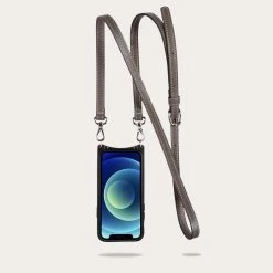 Bandolier Plain Leather IPhone X IPhone XS IPhone XS Max IPhone XR For Women Grey/silver X Iphone　xsmax -Bandolier Online Shop org 4701