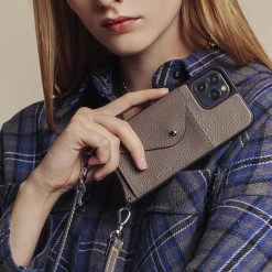 Bandolier Plain Leather IPhone X IPhone XS IPhone XS Max IPhone XR For Women Grey/silver X Iphone　xsmax -Bandolier Online Shop org 4705