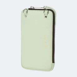 Bandolier 2020 Cruise Plain Leather Logo Metallic Smart Phone Cases For Women Mist Green/silver X One Size -Bandolier Online Shop org 4770