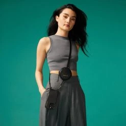 Bandolier Unisex Street Style Plain Leather Co-ord Logo IPhone 13 For Women Black/pewter X Iphone 13mini -Bandolier Online Shop org 4791