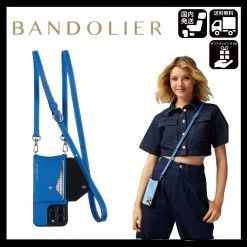 Bandolier Unisex Plain Leather Logo IPhone 13 IPhone 13 Mini For Women Palace Blue X Iphone13promax