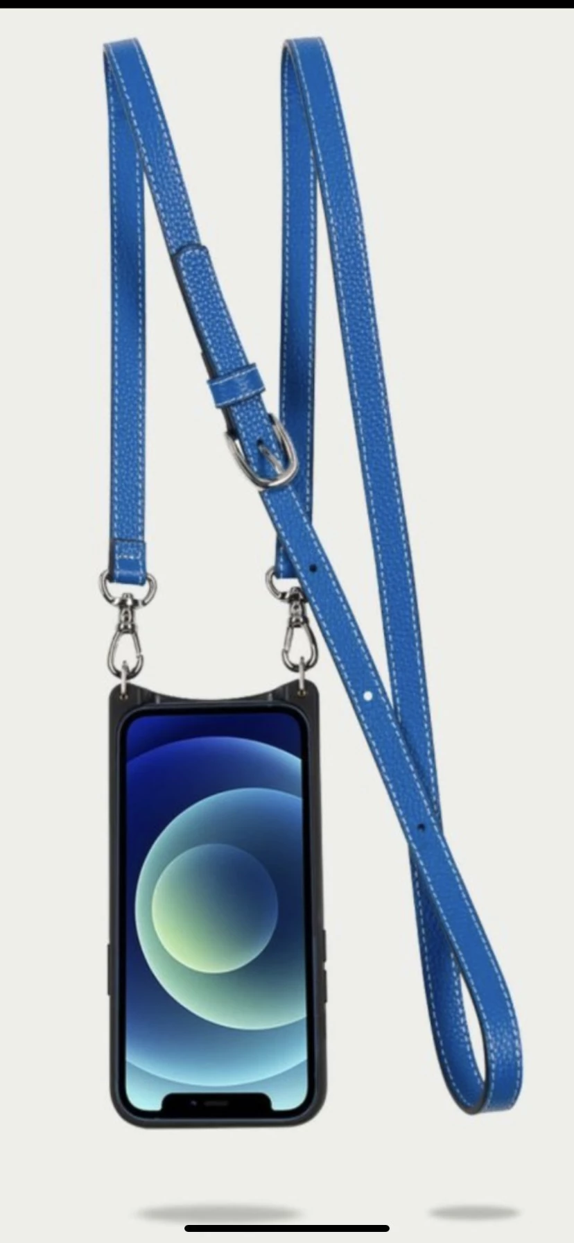 Bandolier Unisex Plain Leather Logo IPhone 13 IPhone 13 Mini For Women Palace Blue X Iphone13promax 5 Bandolier Unisex Plain Leather Logo IPhone 13 IPhone 13 Mini For Women Palace Blue X Iphone13promax - Image 5