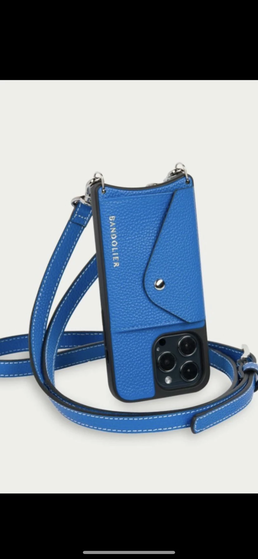 Bandolier Unisex Plain Leather Logo IPhone 13 IPhone 13 Mini For Women Palace Blue X Iphone13promax 6 Bandolier Unisex Plain Leather Logo IPhone 13 IPhone 13 Mini For Women Palace Blue X Iphone13promax - Image 6