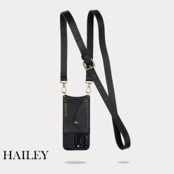 Bandolier Unisex Street Style Chain Plain Leather Co-ord Logo For Women Emma Black Gold X Iphone12 Pro Max -Bandolier Online Shop org 4821